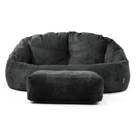 Bubble Sofa Bean Bag - Pom Pom Black 02
