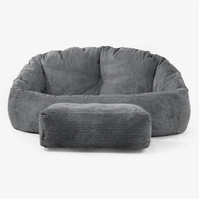 Bubble Sofa Bean Bag - Pom Pom Black 02