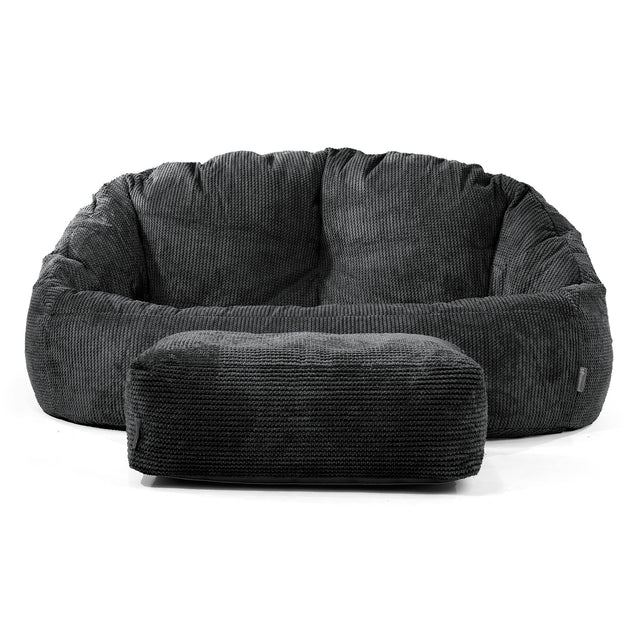 Bubble Sofa Bean Bag - Pom Pom Black 02