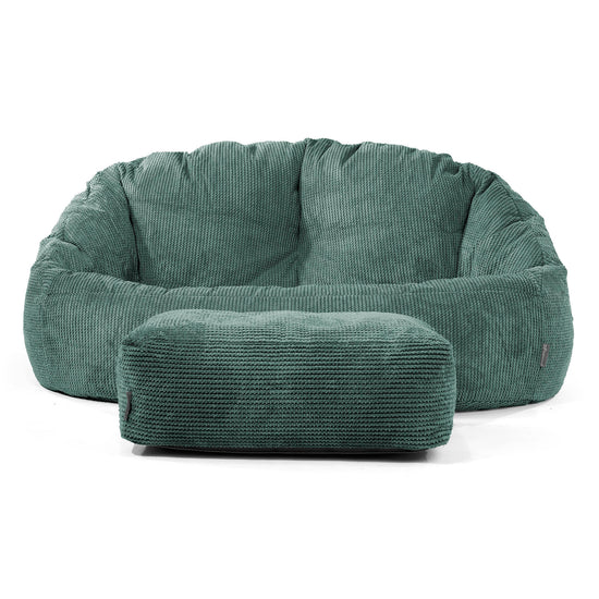 Bubble Sofa Bean Bag - Pom Pom Emerald Green 02
