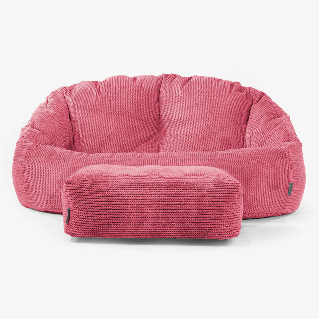 Bubble Sofa Bean Bag - Pom Pom Pastel Red 02