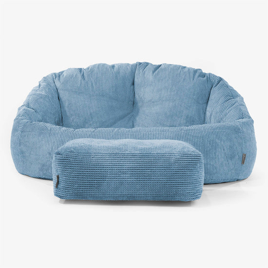 Bubble Sofa Bean Bag - Pom Pom Sky Blue 02
