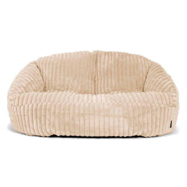 Bubble Sofa Bean Bag - Ultra Plush Cord Cream 01