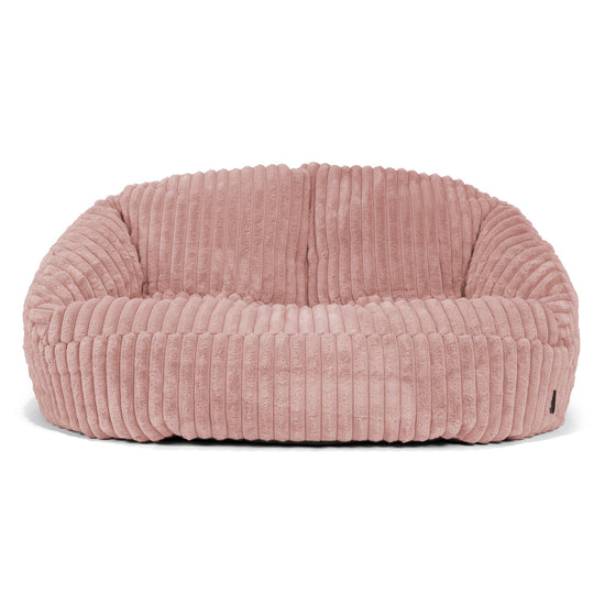 Bubble Sofa Bean Bag - Ultra Plush Cord Dusty Pink 01