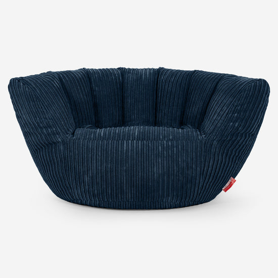 Charles Vintish Bean Bag - Cord Navy Blue 02