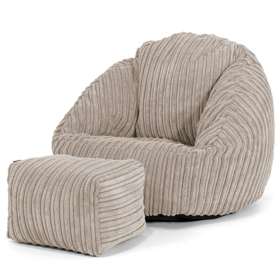 Children's Bubble Bean Bag 1-3 yr - Cord Mink 02