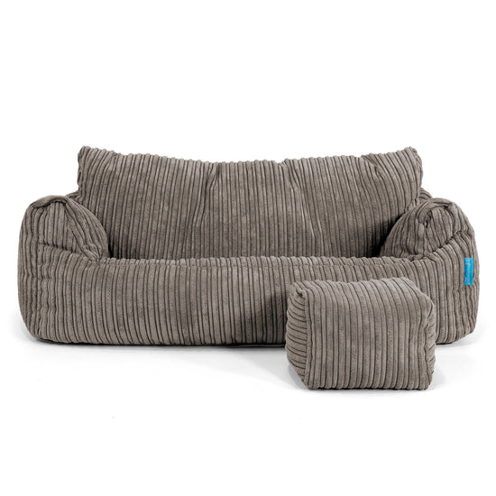Josephine Children's Sofa Bean Bag 1-5 yr - Cord Graphite Grey 02