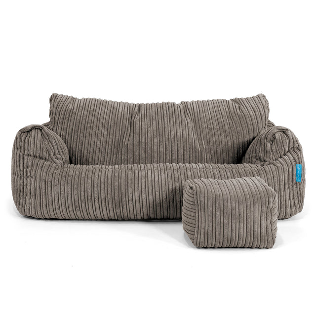 Josephine Children's Sofa Bean Bag 1-5 yr - Cord Graphite Grey 02