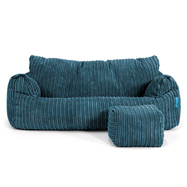 Josephine Children's Sofa Bean Bag 1-5 yr - Cord Navy Blue 02