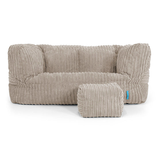 Albert Kids Sofa Bean Bag 2-6 yr - Cord Mink 02