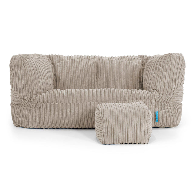 Albert Kids Sofa Bean Bag 2-6 yr - Cord Mink 02