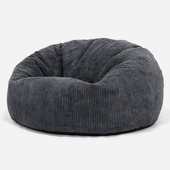 Classic Sofa Bean Bag - Pom Pom Black 01