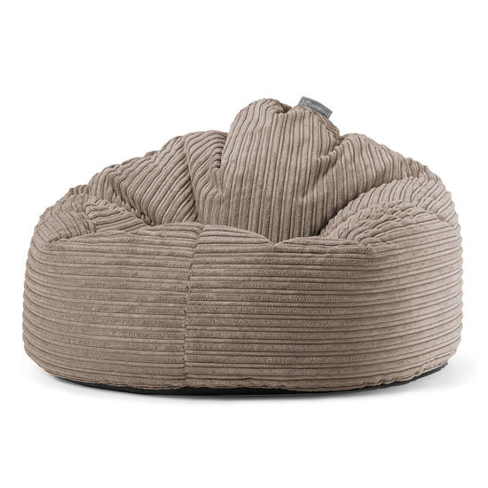 Archi Bean Bag Chair - Cord Dovetail Grey 01