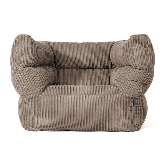Albert Bean Bag Armchair 2.0 - Cord Dovetail Grey 01