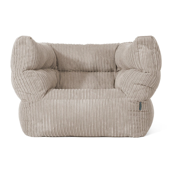 Albert Bean Bag Armchair 2.0 - Cord Mink 01