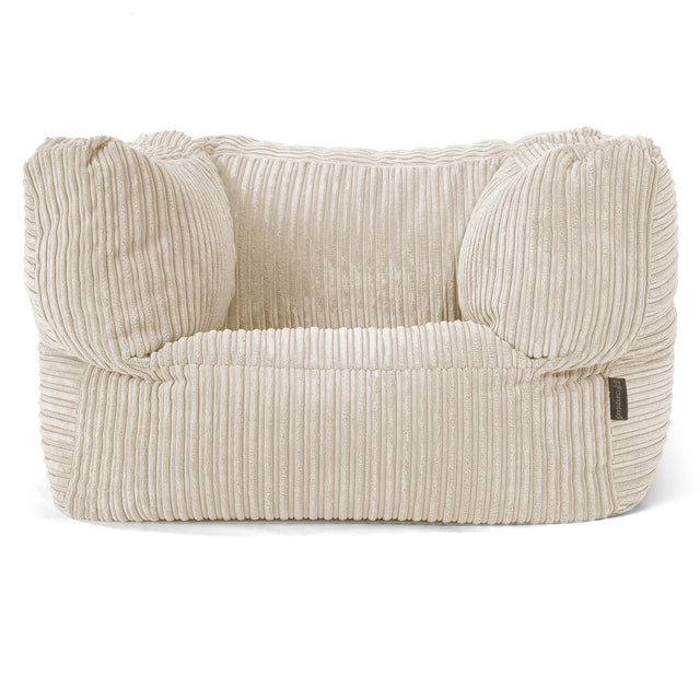 Albert Bean Bag Armchair - Cord Cream 01