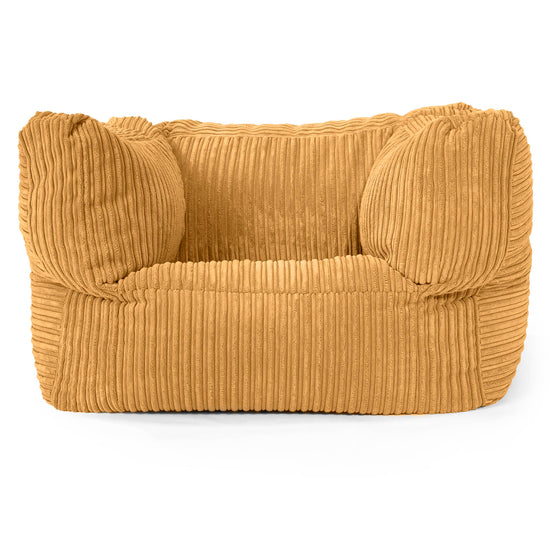 Albert Bean Bag Armchair - Cord Golden Honey 01