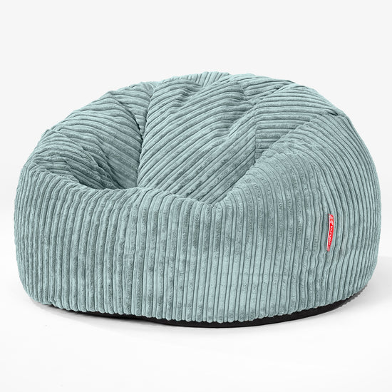Classic Bean Bag Chair - Cord Mint Green 01
