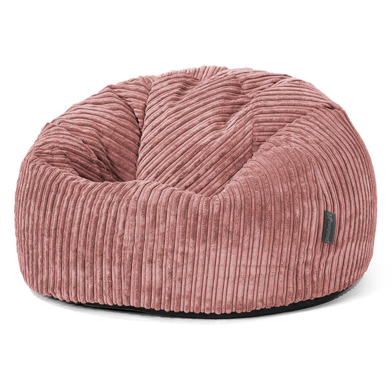 Classic Bean Bag Chair - Cord Peach 01
