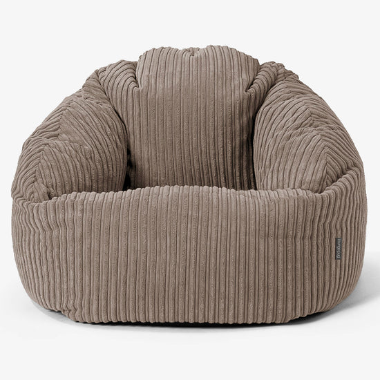 Bubble Bean Bag Chair - Cord Dovetail Grey 01