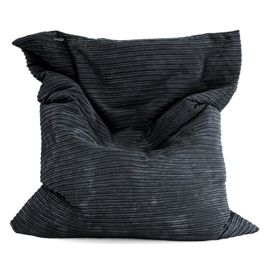 XL Pillow Beanbag - Cord Black 01