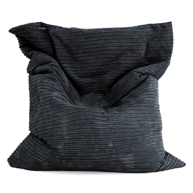 XL Pillow Beanbag - Cord Black 01