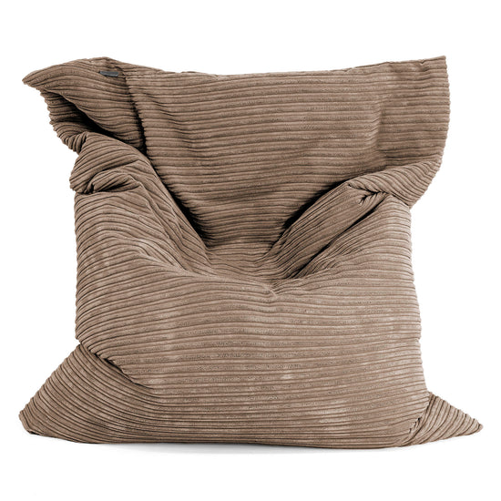 XL Pillow Beanbag - Cord Mocha Brown 01