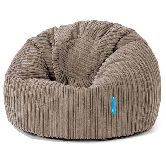 Classic Kids Bean Bag Chair 1-5 yr - Cord Dovetail Grey 01