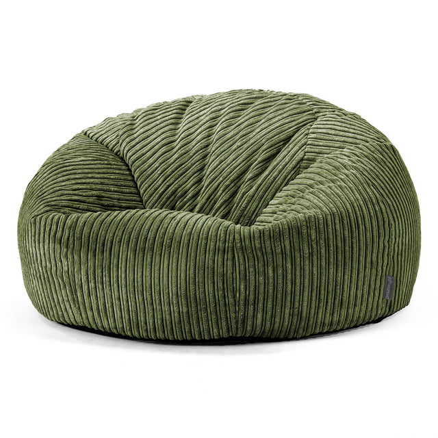 Classic Sofa Bean Bag - Cord Forest Green 01