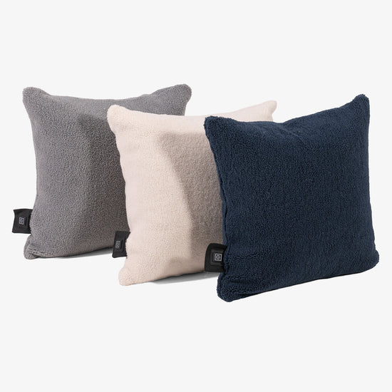 Heated Cushion 45 x 45cm - Sherpa Cream 04
