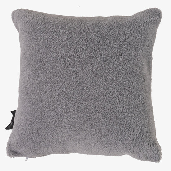 Heated Cushion 45 x 45cm - Sherpa Navy 01