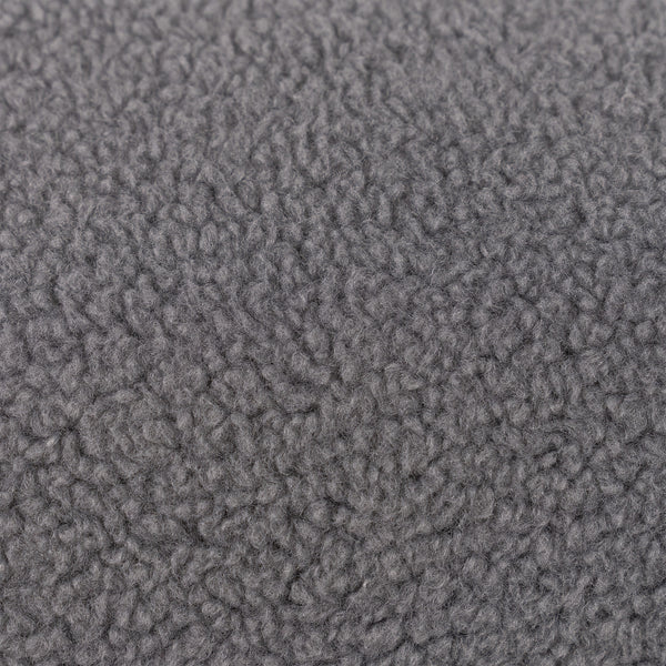 Heated Cushion 45 x 45cm - Sherpa Navy Fabric Close-up Image