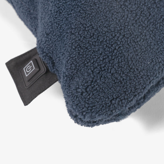 Heated Cushion 45 x 45cm - Sherpa Grey 02
