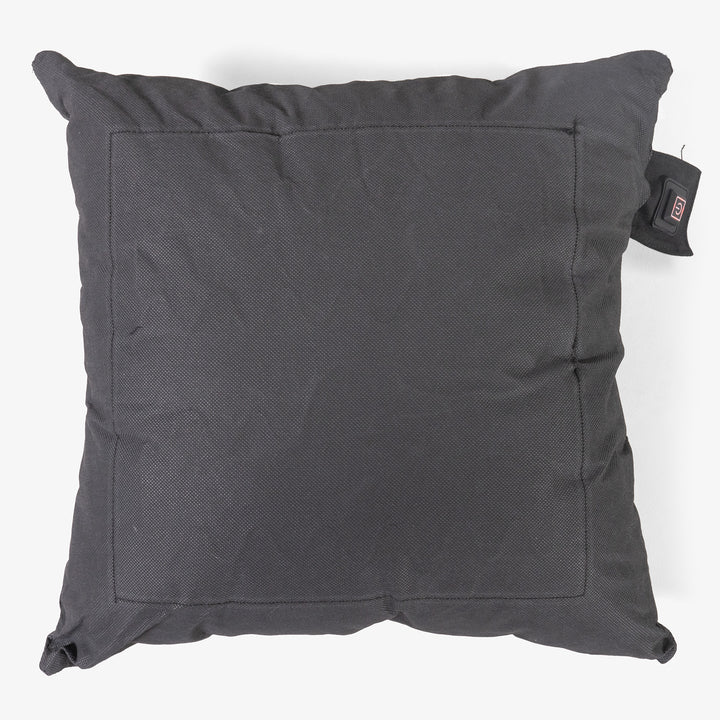 Heated Cushion 45 x 45cm - Sherpa Grey 06