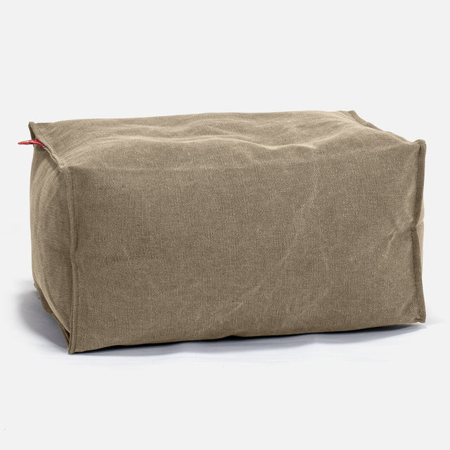 Small Footstool Replacement Cover - Canvas 01