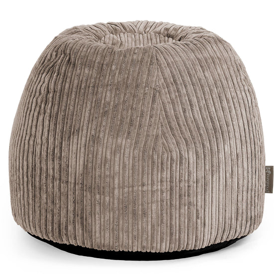 Dressing Table Pouf Stool - Cord Dovetail Grey 01