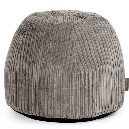 Dressing Table Pouf Stool - Cord Graphite Grey 01