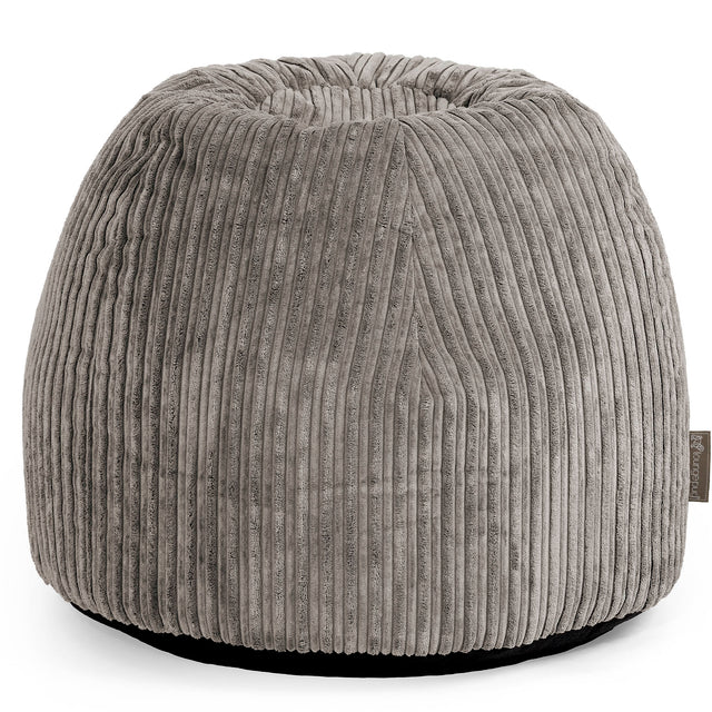 Dressing Table Pouf Stool - Cord Graphite Grey 01