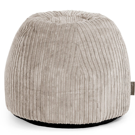 Dressing Table Pouf Stool - Cord Mink 01