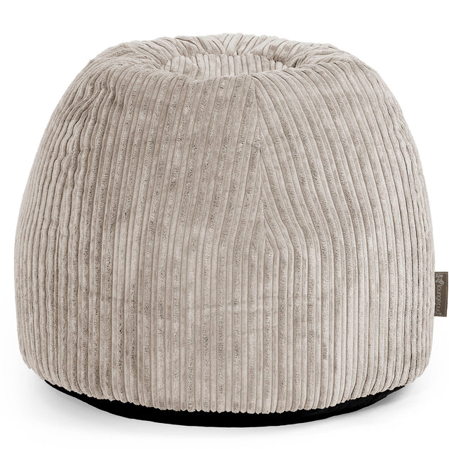 Dressing Table Pouf Stool - Cord Mink 01