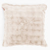 Extra Large Scatter Cushion Cover 70 x 70cm - Bubble Faux Fur Cream 01
