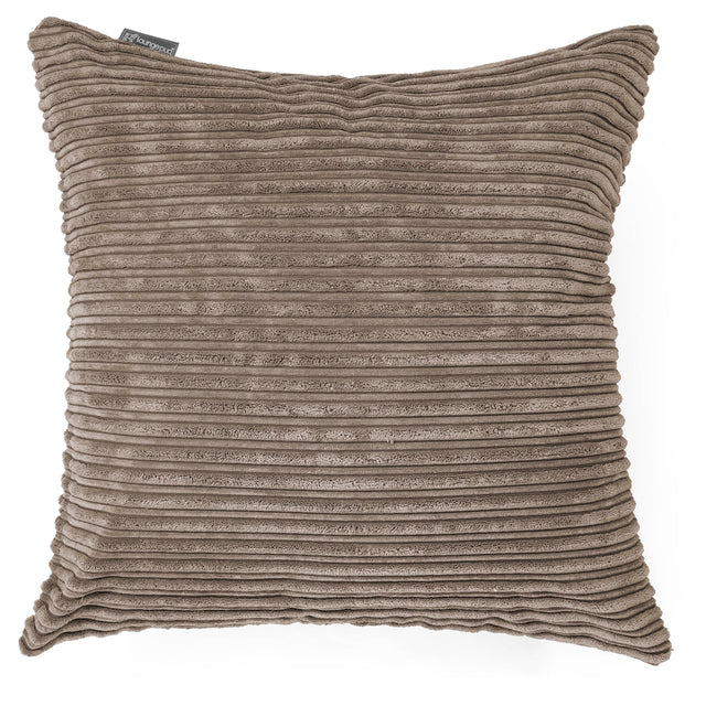 Extra Large Scatter Cushion Cover 70 x 70cm - Cord Dovetail Grey 01