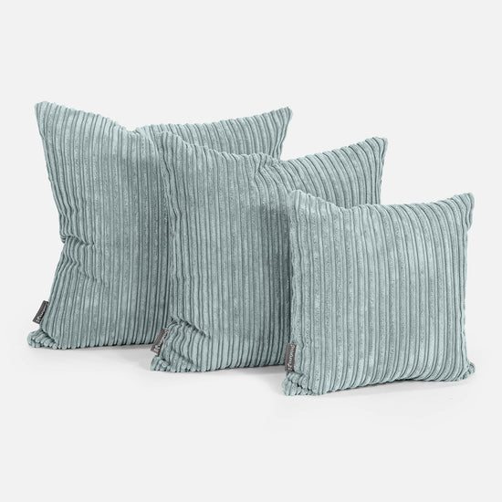 Extra Large Scatter Cushion Cover 70 x 70cm - Cord Mint Green 02