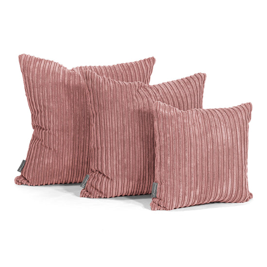 Extra Large Scatter Cushion Cover 70 x 70cm - Cord Peach 02