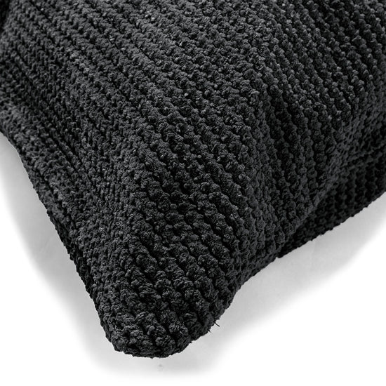 Extra Large Scatter Cushion Cover 70 x 70cm - Pom Pom Black 03