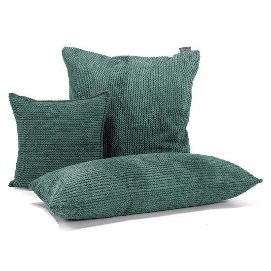 Extra Large Scatter Cushion Cover 70 x 70cm - Pom Pom Emerald Green 04