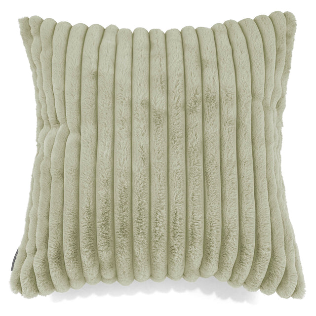 Extra Large Scatter Cushion Cover 70 x 70cm - Ultra Plush Cord Sage Green 01