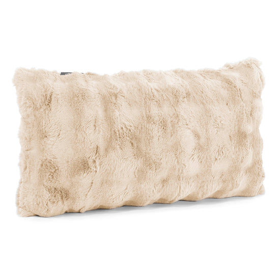 XL Rectangular Support Cushion Cover 40 x 70cm - Bubble Faux Fur Cream 02
