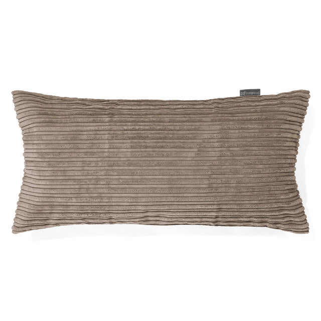 XL Rectangular Support Cushion Cover 40 x 70cm - Cord Dovetail Grey 01