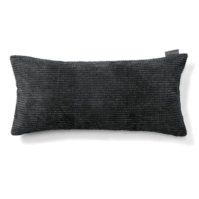 XL Rectangular Support Cushion Cover 40 x 70cm - Pom Pom Black 01